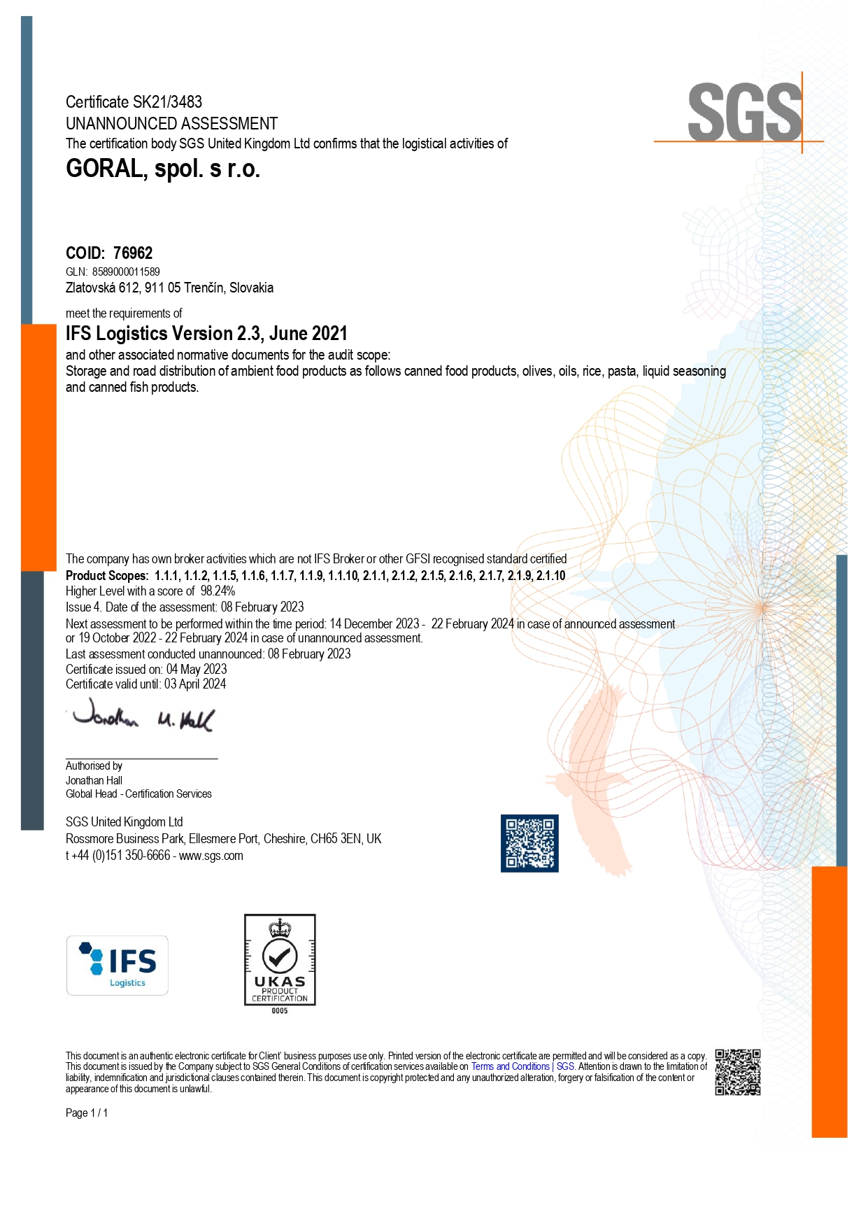 certifikat