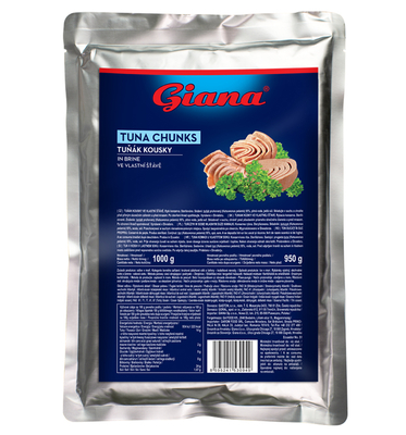 Tuniak kúsky vo vlastnej šťave 1kg