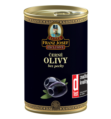 Čierne olivy bez kôstky