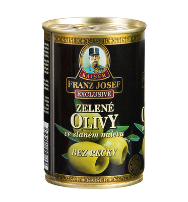 Zelené olivy bez kôstky 