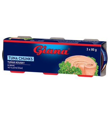 Tuniak kúsky vo vlastnej šťave 