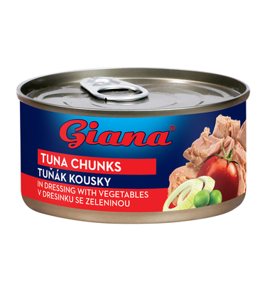 Tuniak v paradajkovej omáčke so zeleninou 