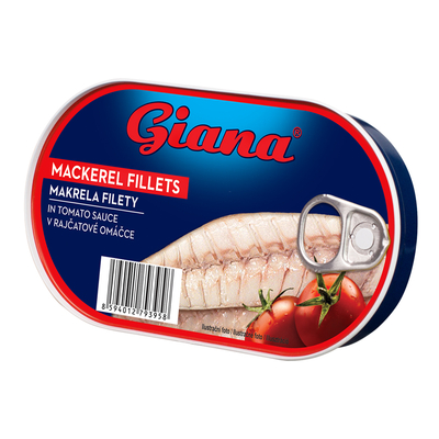 Filety z makrely v paradajkovej omáčke 