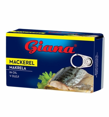 Makrela v slnečnicovom oleji 