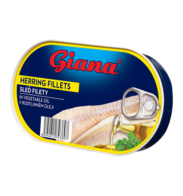 Filety zo sleďa v rastlinnom oleji 