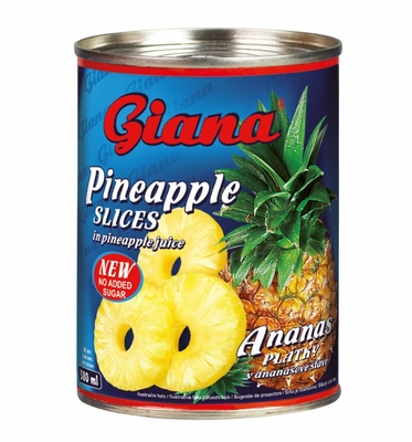 Ananás plátky v ananásovej šťáve