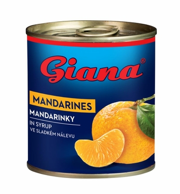 Mandarínky v sladkom náleve 