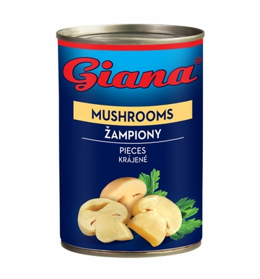 Šampiňóny krájané v slanom náleve