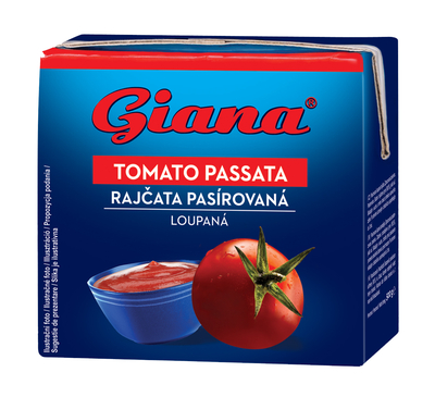 Pasírované lúpané paradajky 500g