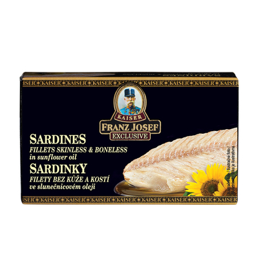 Sardinky filety v slnečnicovom oleji 