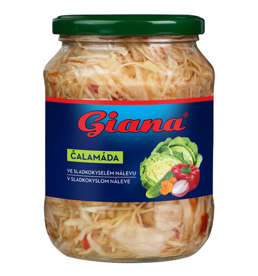 Čalamáda v sladkokyslom náleve